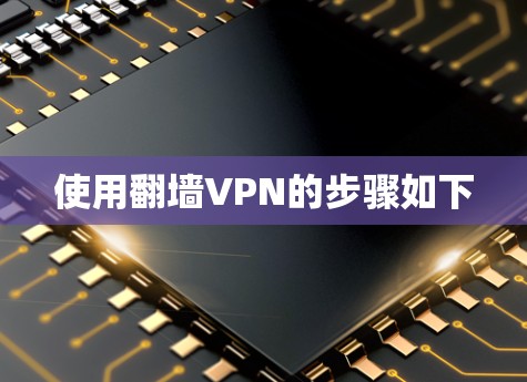 使用翻墙VPN的步骤如下