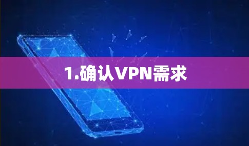 1.确认VPN需求