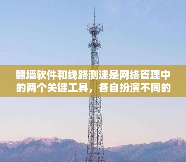 翻墙软件和线路测速是网络管理中的两个关键工具，各自扮演不同的角色，共同影响网络的使用。以下是对这两个概念的详细分析