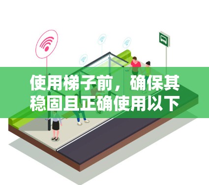 使用梯子前，确保其稳固且正确使用以下步骤